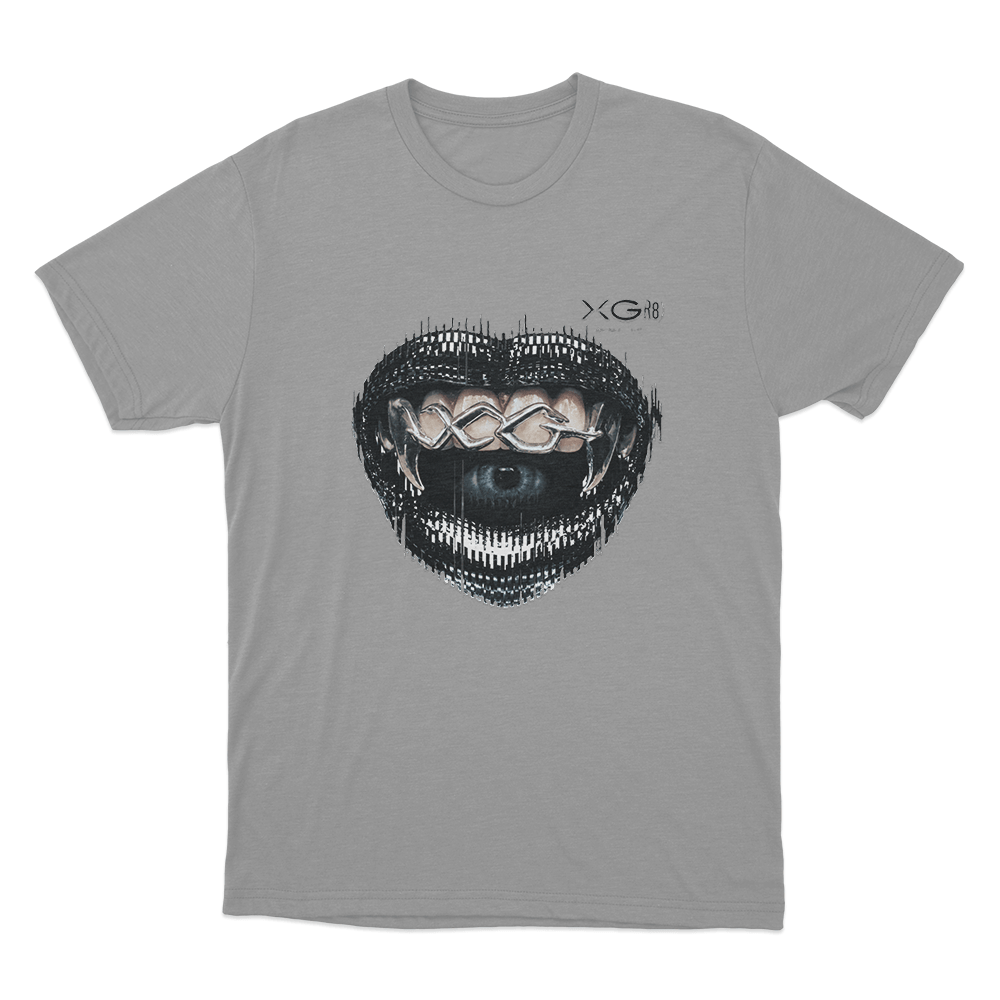 XG Chrome Fang Grill Unisex T Shirt Grey XG Chrome Fang Grill Unisex T Shirt Grey