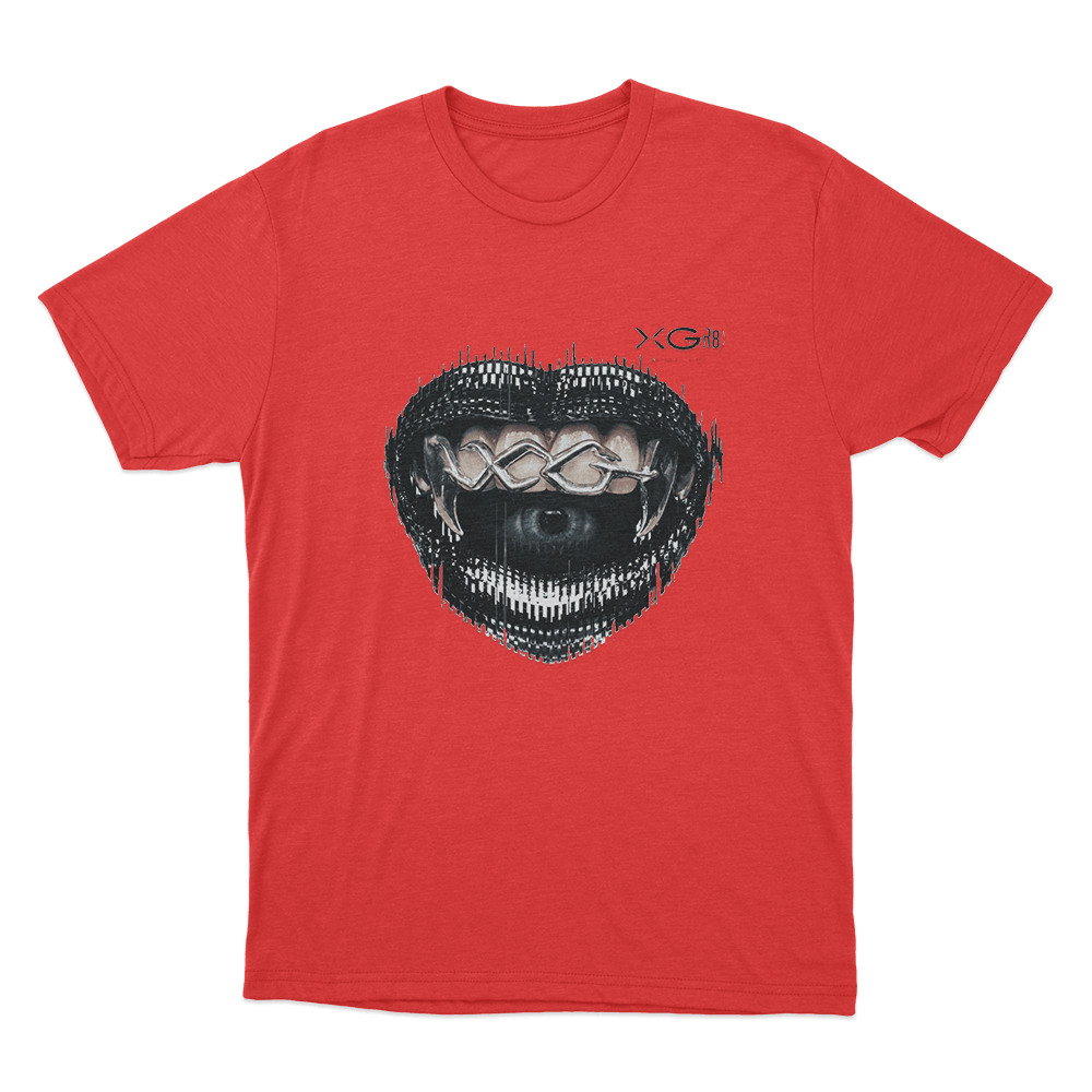 XG Chrome Fang Grill Unisex T Shirt Red XG Chrome Fang Grill Unisex T Shirt Red
