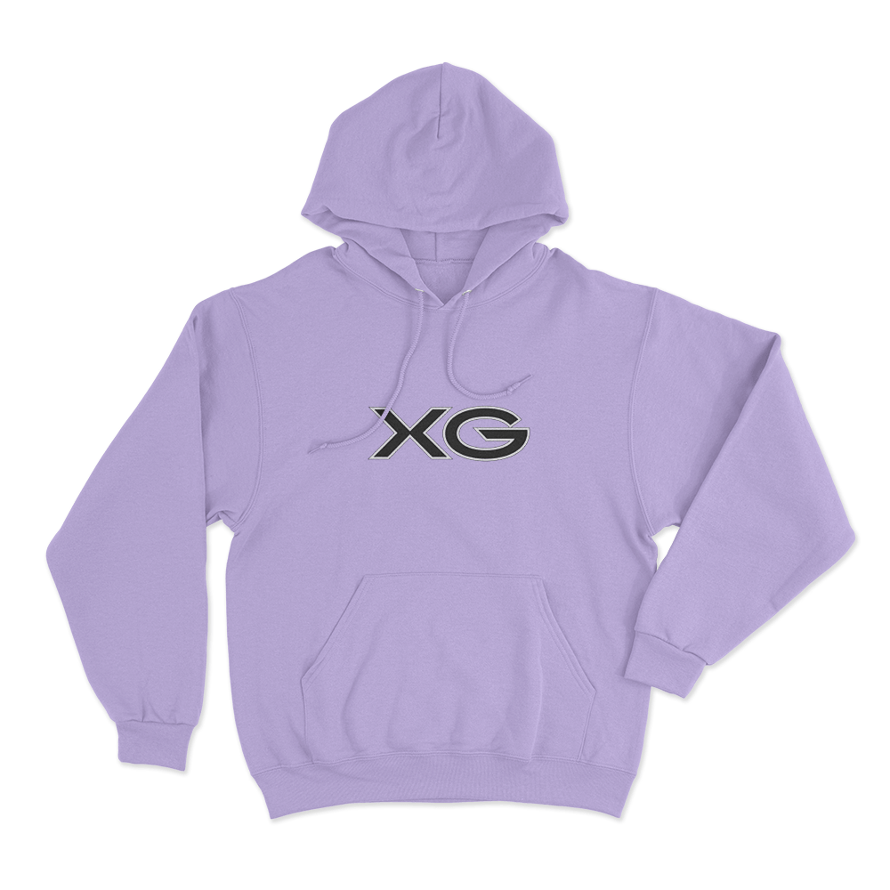 XG Classic Outline Logo Unisex Hoodie Purple XG Classic Outline Logo Unisex Hoodie Purple