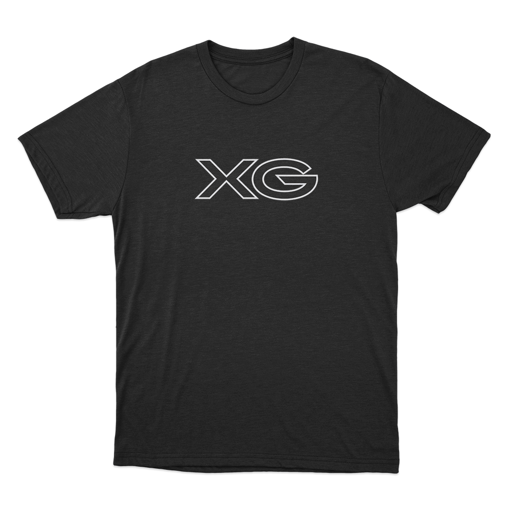 XG Classic Outline Logo Unisex T Shirt Black XG Classic Outline Logo Unisex T Shirt Black
