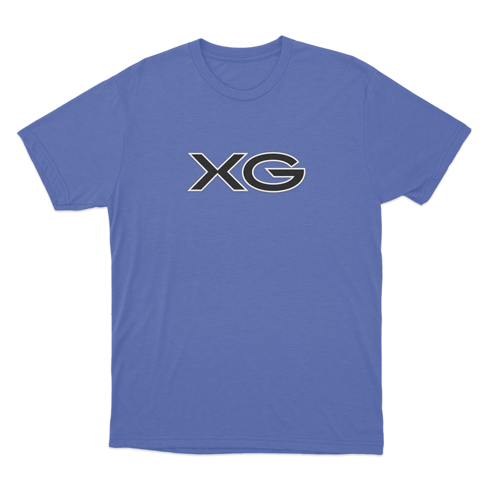 XG Classic Outline Logo Unisex T Shirt Blue XG Classic Outline Logo Unisex T Shirt Blue