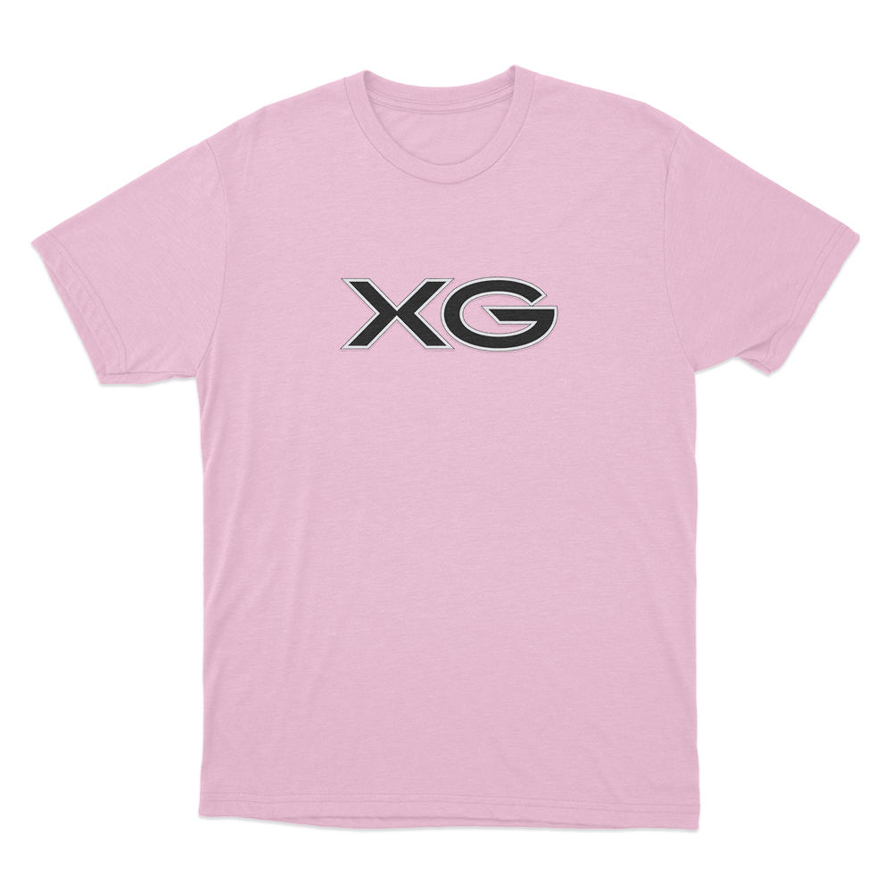 XG Classic Outline Logo Unisex T Shirt Pink XG Classic Outline Logo Unisex T Shirt Pink