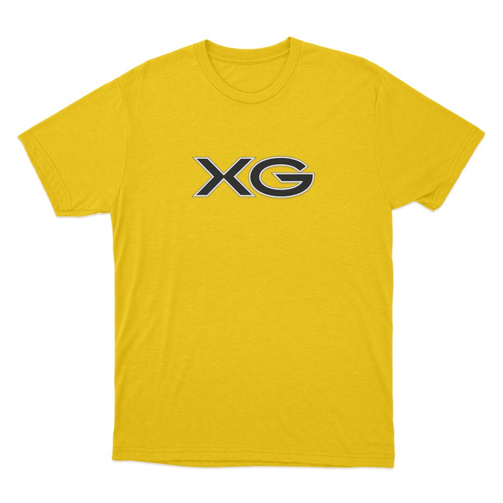 XG Classic Outline Logo Unisex T Shirt Yellow XG Classic Outline Logo Unisex T Shirt Yellow
