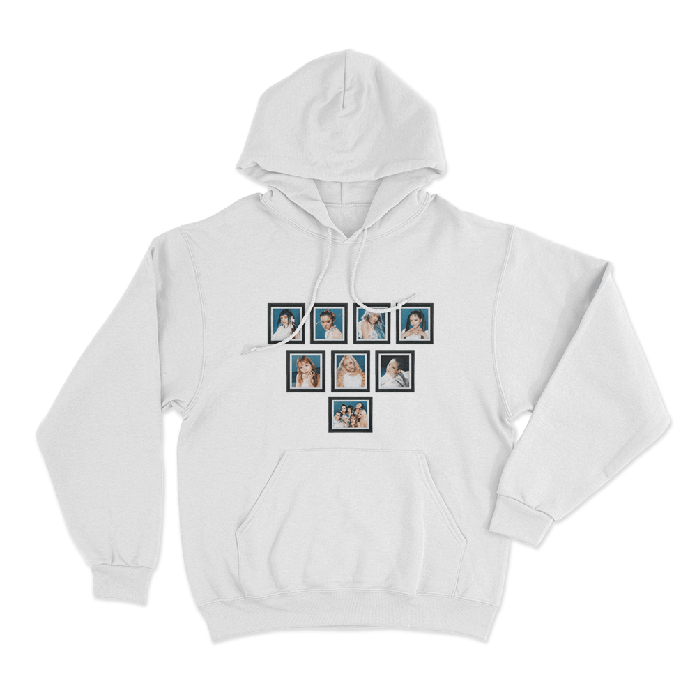 XG Framed Portrait Collection Unisex Hoodie White XG Framed Portrait Collection Unisex Hoodie White