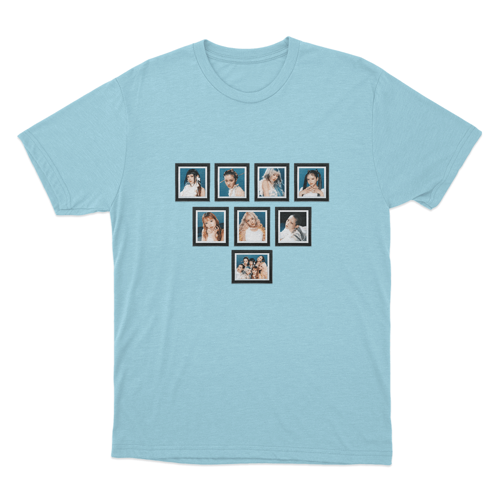 XG Framed Portrait Collection Unisex T Shirt Sky Blue XG Framed Portrait Collection Unisex T Shirt Sky Blue