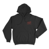 XG Red Core Symbol Unisex Hoodie Black