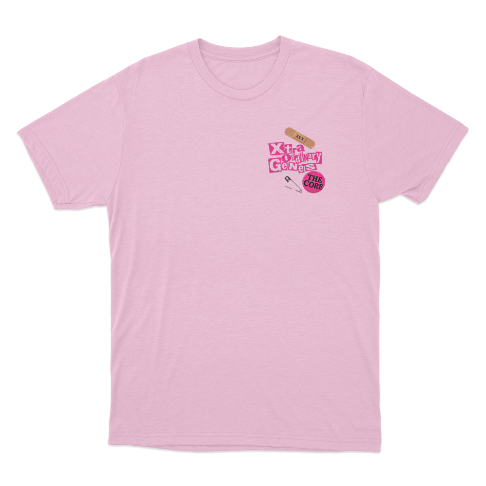 XG Xtraordinary Genes Collage Unisex T Shirt Pink XG Xtraordinary Genes Collage Unisex T Shirt Pink