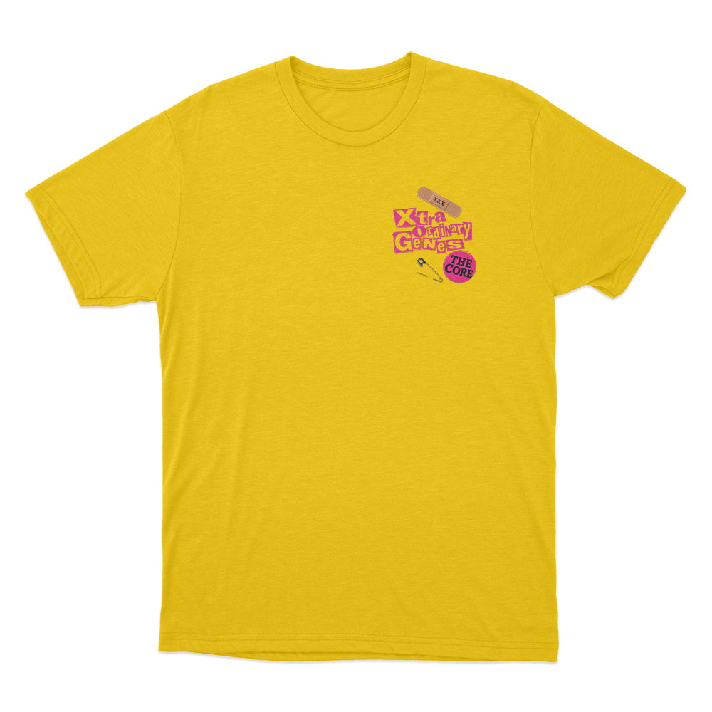 XG Xtraordinary Genes Collage Unisex T Shirt Yellow XG Xtraordinary Genes Collage Unisex T Shirt Yellow