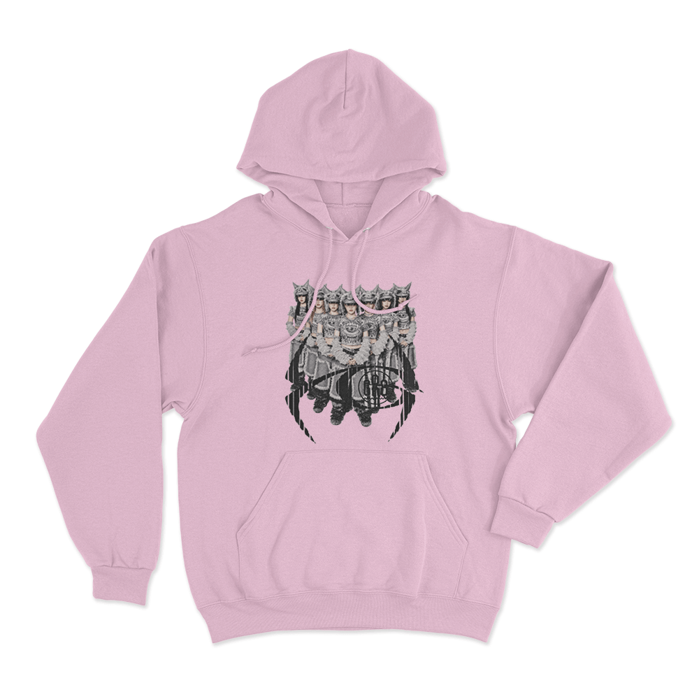 XG ×GR8 Wolf Pack Vision Unisex Hoodie Pink XG ×GR8 Wolf Pack Vision Unisex Hoodie Pink