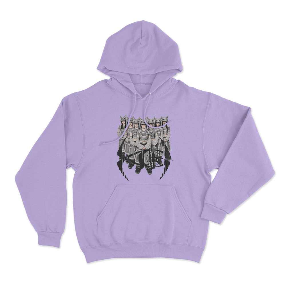 XG ×GR8 Wolf Pack Vision Unisex Hoodie Purple XG ×GR8 Wolf Pack Vision Unisex Hoodie Purple
