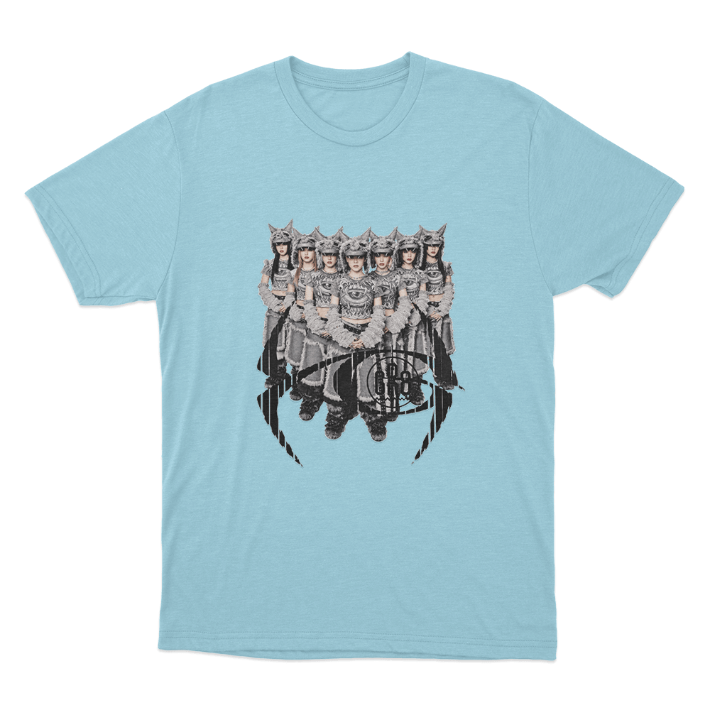 XG ×GR8 Wolf Pack Vision Unisex T Shirt Sky Blue XG ×GR8 Wolf Pack Vision Unisex T Shirt Sky Blue